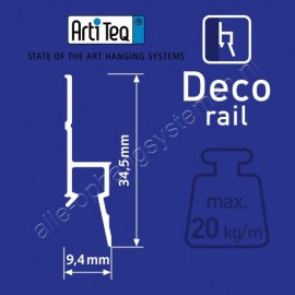 Artiteq CX 362 Decor Rail LED Verlichtingsprofiel 200 CM