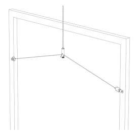 GeckoTeq Self-locking wire clamp with screw - 20kg