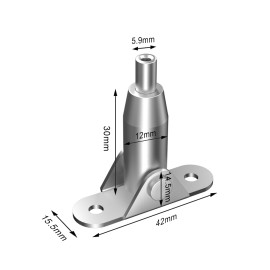 GeckoTeq Hinged Samozatrzaskowy kalenicowy panel - 15kg