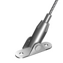 Scharnierte, selbstbremsende Deckenklammer mit Greiferfunktion - 15kg