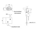 GeckoTeq Zelfremmende Lus Hanger voor 1,5mm draad