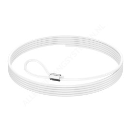 GeckoTeq Filo d'Acciaio Bianco da 1,5mm con Passante