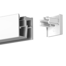 Newly R40 – the wall rail for the ceiling