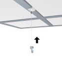 Artiteq Suspended Ceiling Clip - White plastic 1kg