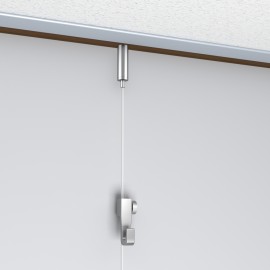 GeckoTeq Gancio per sospensione a soffitto con filo e gancio