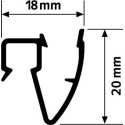 Kit de suspension 6 mètres PLAFOND - Rail qualité Artiteq