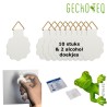 GeckoTeq Adhesive Hanger - 30mm