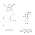 Pinces de suspension à câble autobloquantes GeckoTeq de 1,5 mm – 20 kg