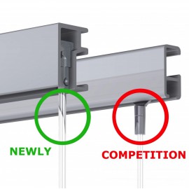 Newly R20 Rail - 200cm - 30kg - 2 kleuren