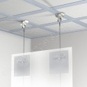 GeckoTeq Plafond Klem in wit - 5kg