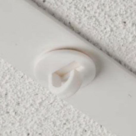 GeckoTeq zelfklevende plafond haak wit - 20mm