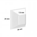 Artiteq PVC spacers for Photo panels 4 pieces - 20,5 x 20,5 x 7,5mm