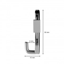 STAS Self-Locking Zipper Hook - 15kg