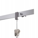 STAS Evoluon 200 cm aluminium Wand Rail