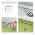 Artiteq Click Rail wit 150cm - overschilderbaar