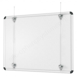 Artiteq whiteboard ophangset (excl draden) - max 30kg