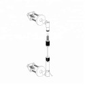 GeckoTeq Spankabel Staaldraad Set 1,8 mm - 3 meter