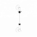 GeckoTeq Spankabel Staaldraad Set 1,8 mm - 3 meter