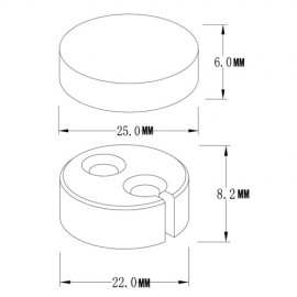 GeckoTeq Solo Hanger in zwart - 10/15kg