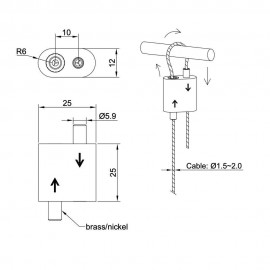 GeckoTeq Herbruikbare Lus Hanger voor 2,0mm draad