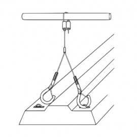 GeckoTeq Re-usable Loop Hanger for 2.0mm wire