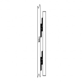 GeckoTeq Z Bar Systeem Hanging Rail - per set of 2