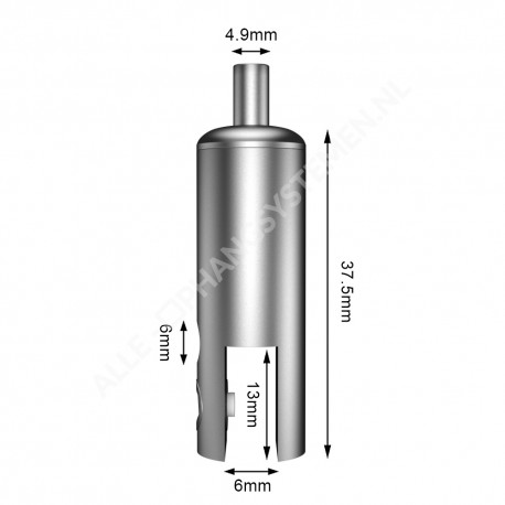 GeckoTeq Selbstbremsende Klemme für Platten bis 5 mm - 10kg