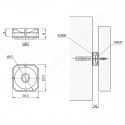 GeckoTeq Click Panel System Plast - Clamp