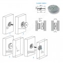 GeckoTeq Click Panel Connector System PVC - Center Locator