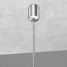 GeckoTeq Cable de acero de 1,5 mm con niple 200cm más GT0735 (juego)