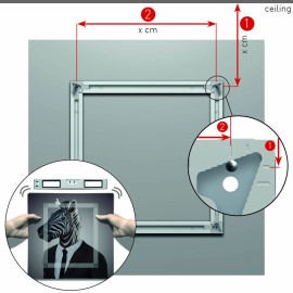 Angle d'insertion de cadre arrière Artiteq - par pièce